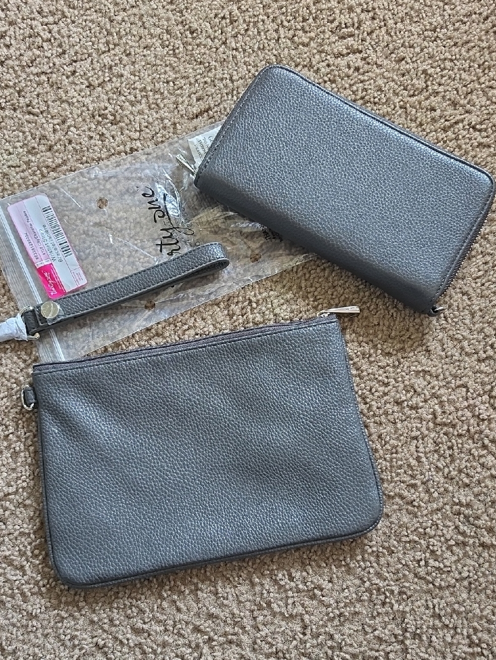 Jewell By Thirty One All Around Tote In City Charcoal Pebble With Accesories - Picture 4 of 7